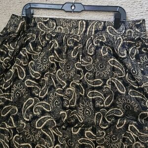 Vintage Michelle Stuart A-line Elastic Waist Skirt